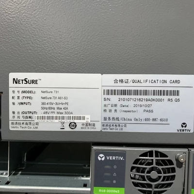 NetSure731 A61-S3 ماژول های یکسو کننده جاسازی شده 9U آداپتور ارتباط کابینه