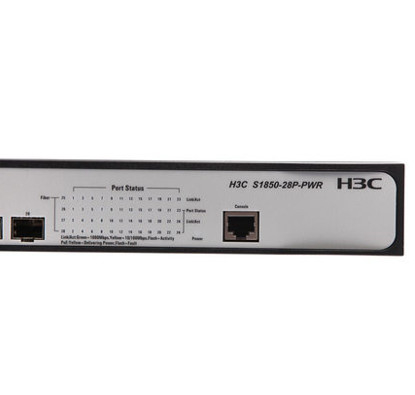 سوئیچ 24 پورت دسترسی مدیریت شبکه Poe 4sfp H3C SMB-S1850-28P-PWR