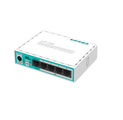 روتر 5 پورت 100M ROS سیستم HEX Lite MikroTik RB750r2